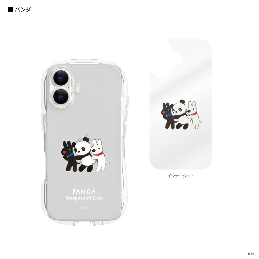 リサとガスパール iPhone17 対応 クリスタルクリアケース | アイテム