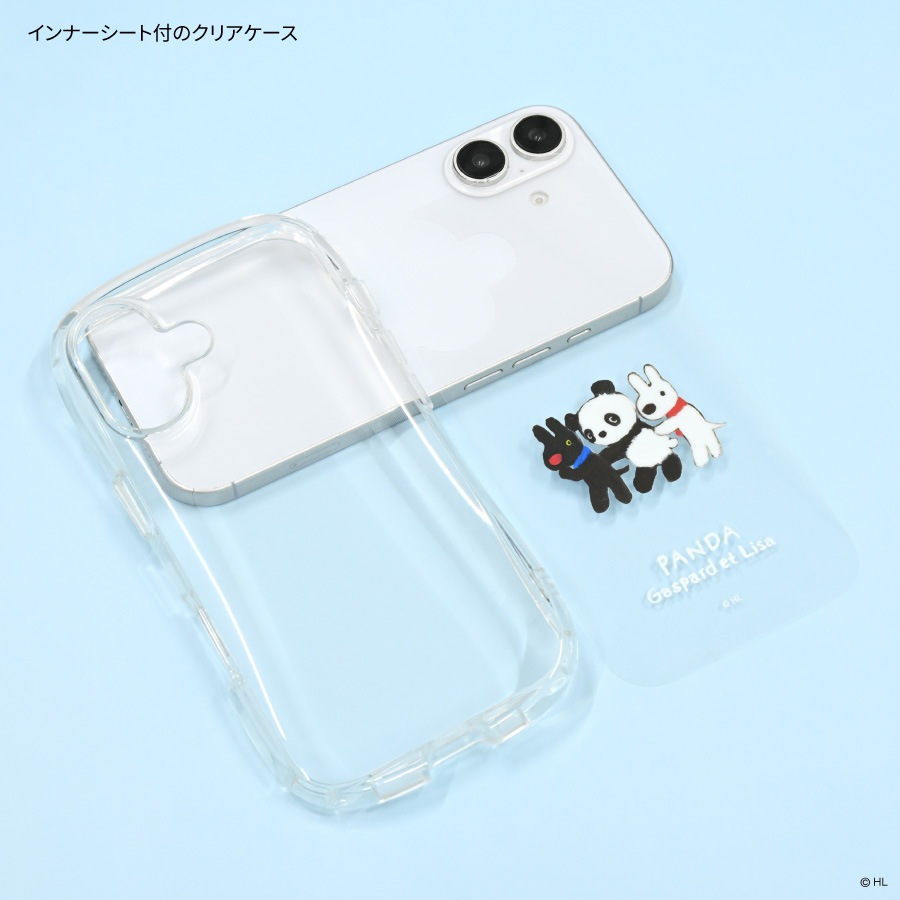 リサとガスパール iPhone17 対応 クリスタルクリアケース | 新着