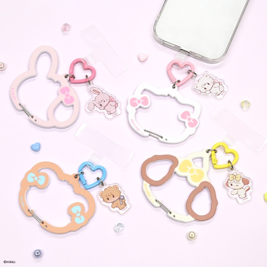 6月下旬発売予定　Lil ala mode マルチリングプラス カラビナ付き