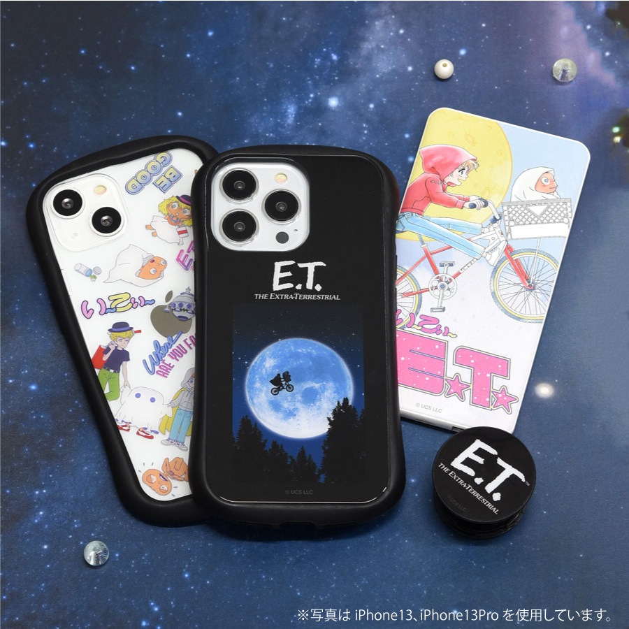 E.T. iPhone13対応 ハイブリッドガラスケース