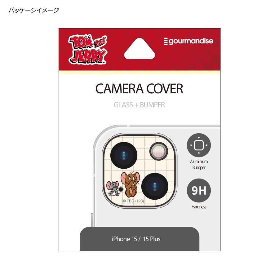 トムとジェリー iPhone15 / 15 Plus / 14 / 14 Plus 対応 カメラカバー