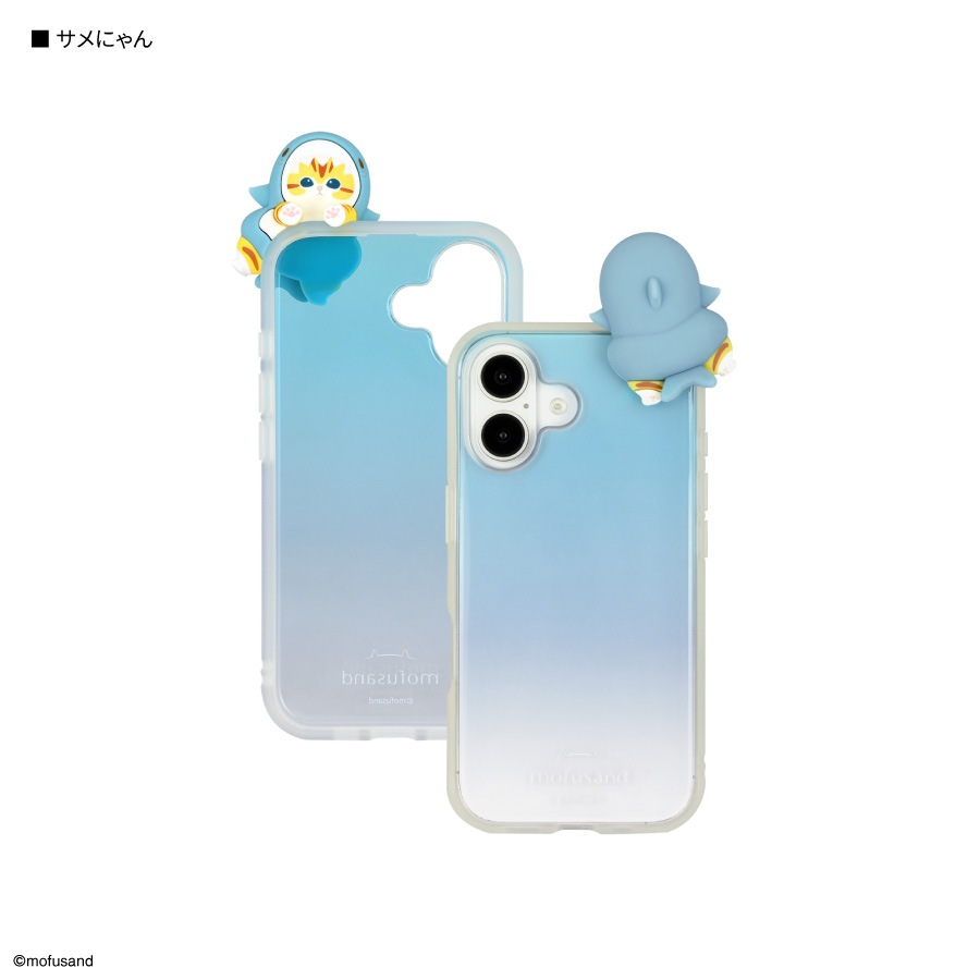 mofusand フレーム IIIIfit Clear iPhone16 対応 ケース