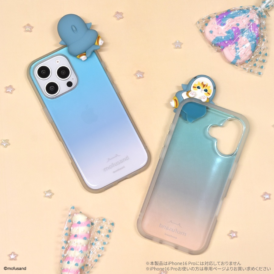 mofusand フレーム IIIIfit Clear iPhone16 対応 ケース