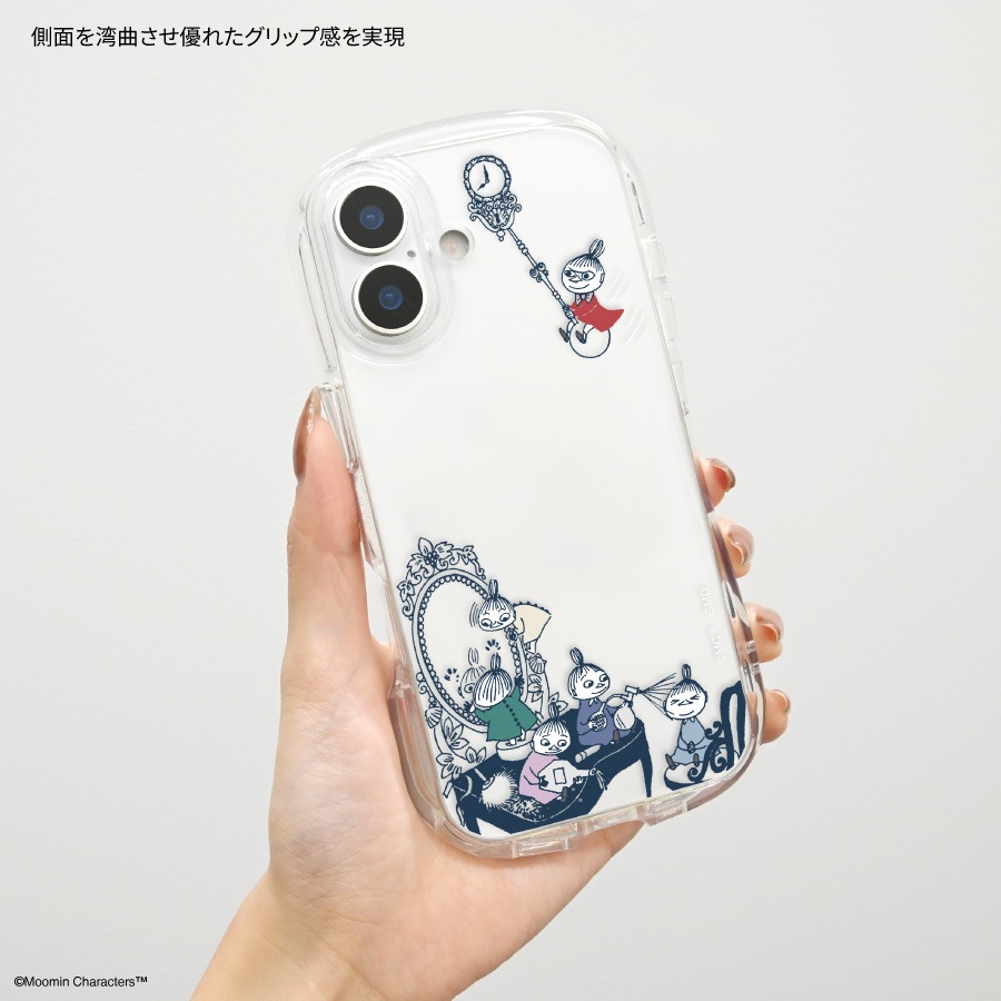 ムーミン iPhone17 対応 クリスタルクリアケース