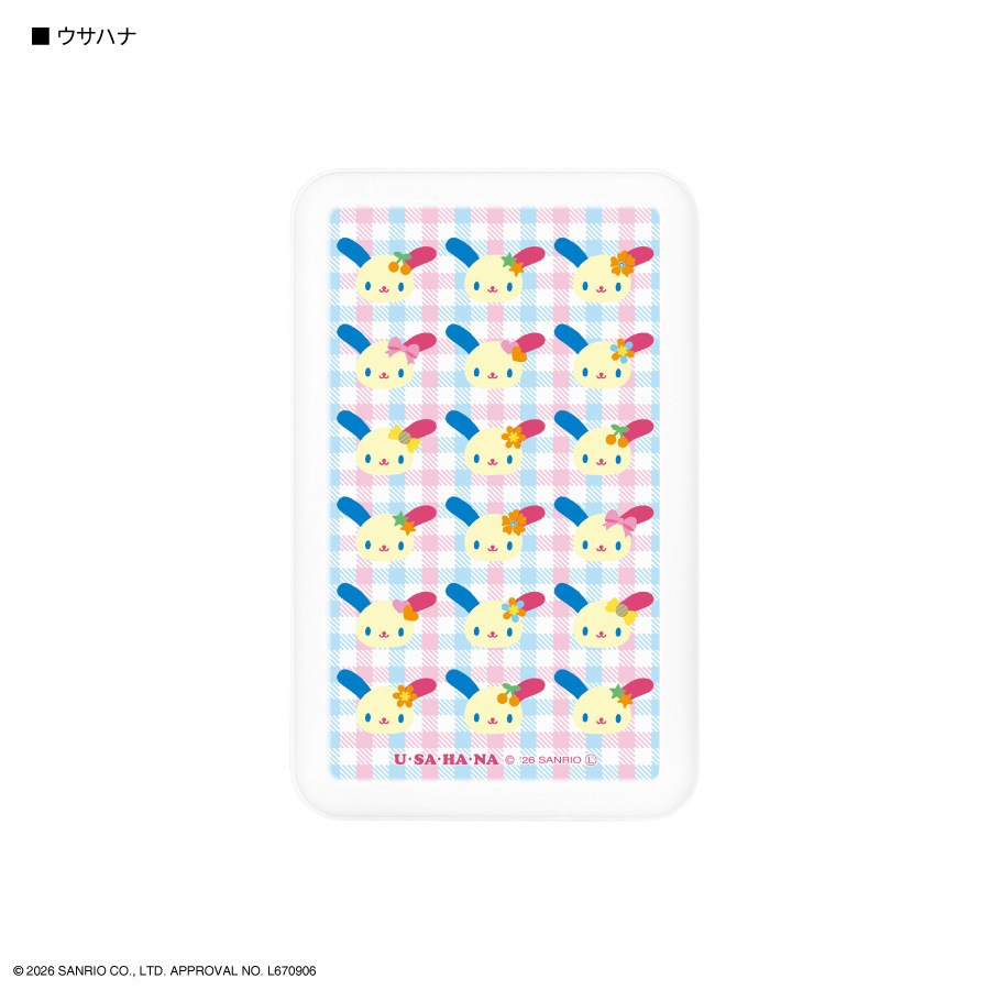 サンリオキャラクターズ MagSafe対応 ワイヤレスリチウム充電器 5000mAh