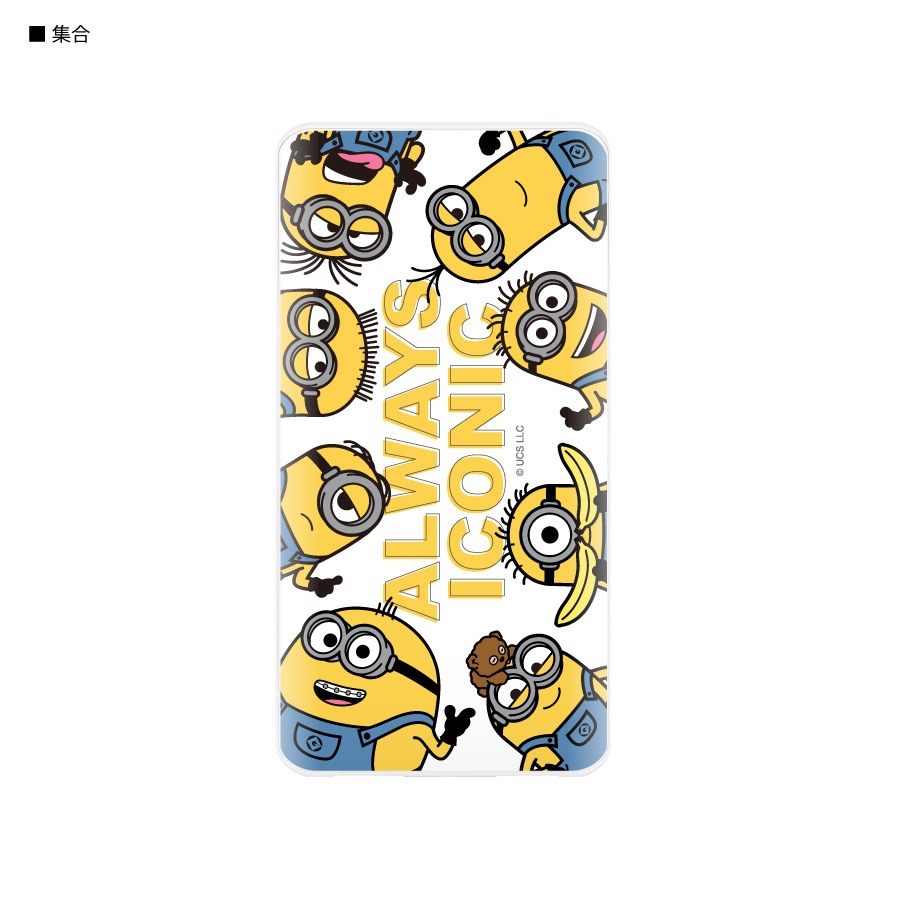 『怪盗グルー／ミニオンズ』シリーズ USB/USB Type-C 4000mAh リチウムイオンポリマー充電器 2.1A