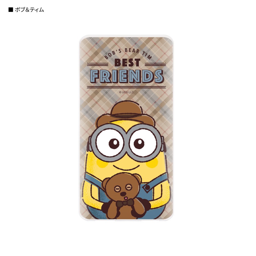 『怪盗グルー／ミニオンズ』シリーズ USB/USB Type-C 4000mAh リチウムイオンポリマー充電器 2.1A