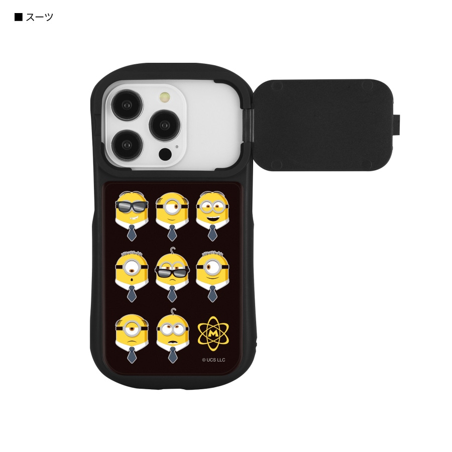 『怪盗グルーのミニオン超変身』シリーズ iPhone15 / 15 Pro / 14 / 14 Pro / 13 / 13 Pro / 12 / 12Pro 対応 ハイブリッドガラスケース