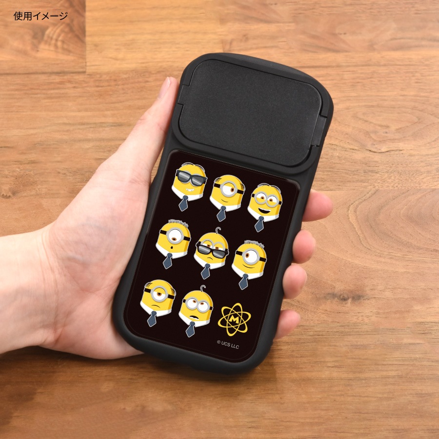 『怪盗グルーのミニオン超変身』シリーズ iPhone15 / 15 Pro / 14 / 14 Pro / 13 / 13 Pro / 12 / 12Pro 対応 ハイブリッドガラスケース