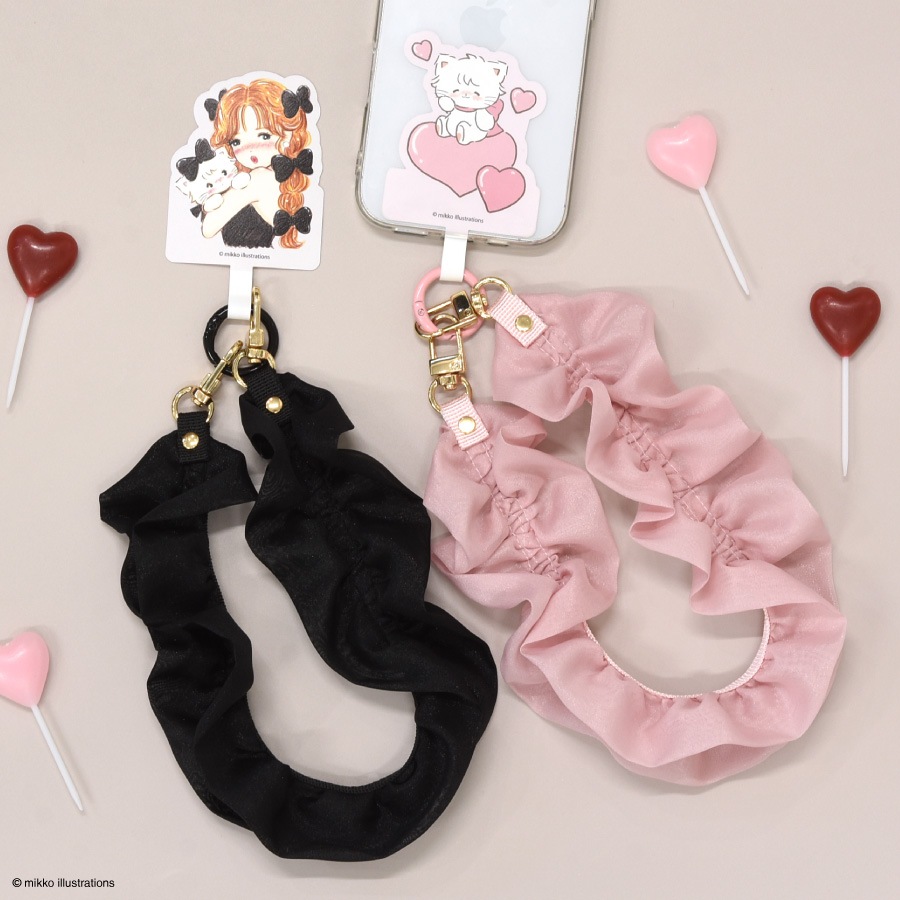 7月下旬発売予定　mikko illustrations マルチリングプラス ハンドストラップ