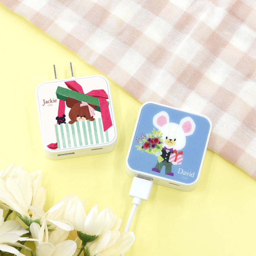 くまのがっこう USB / USB Type-C ACアダプタ