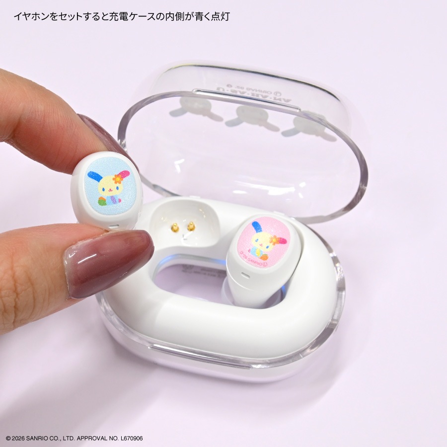 サンリオキャラクターズ 完全ワイヤレスステレオイヤホン