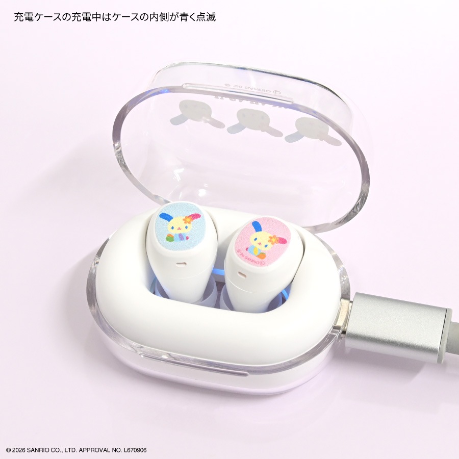 サンリオキャラクターズ 完全ワイヤレスステレオイヤホン