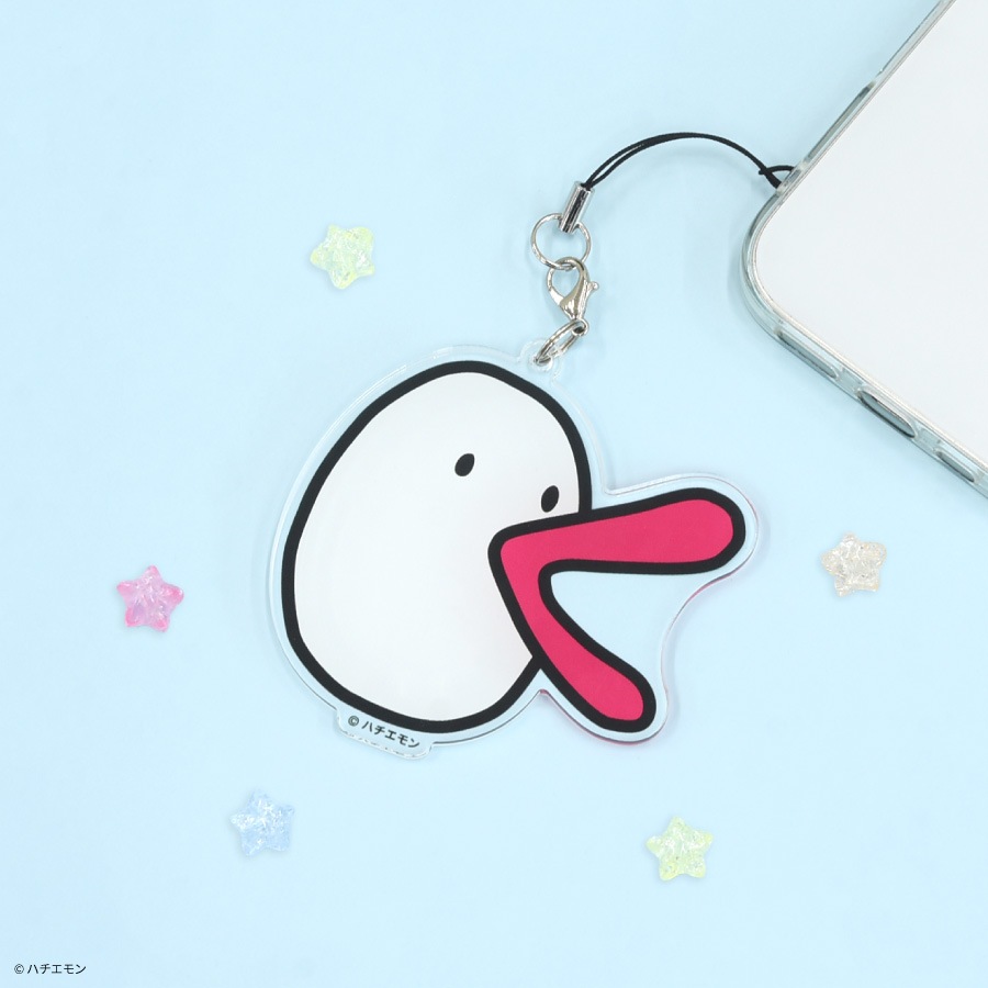 ハチエモン モバイルアクリルストラップ Lサイズ