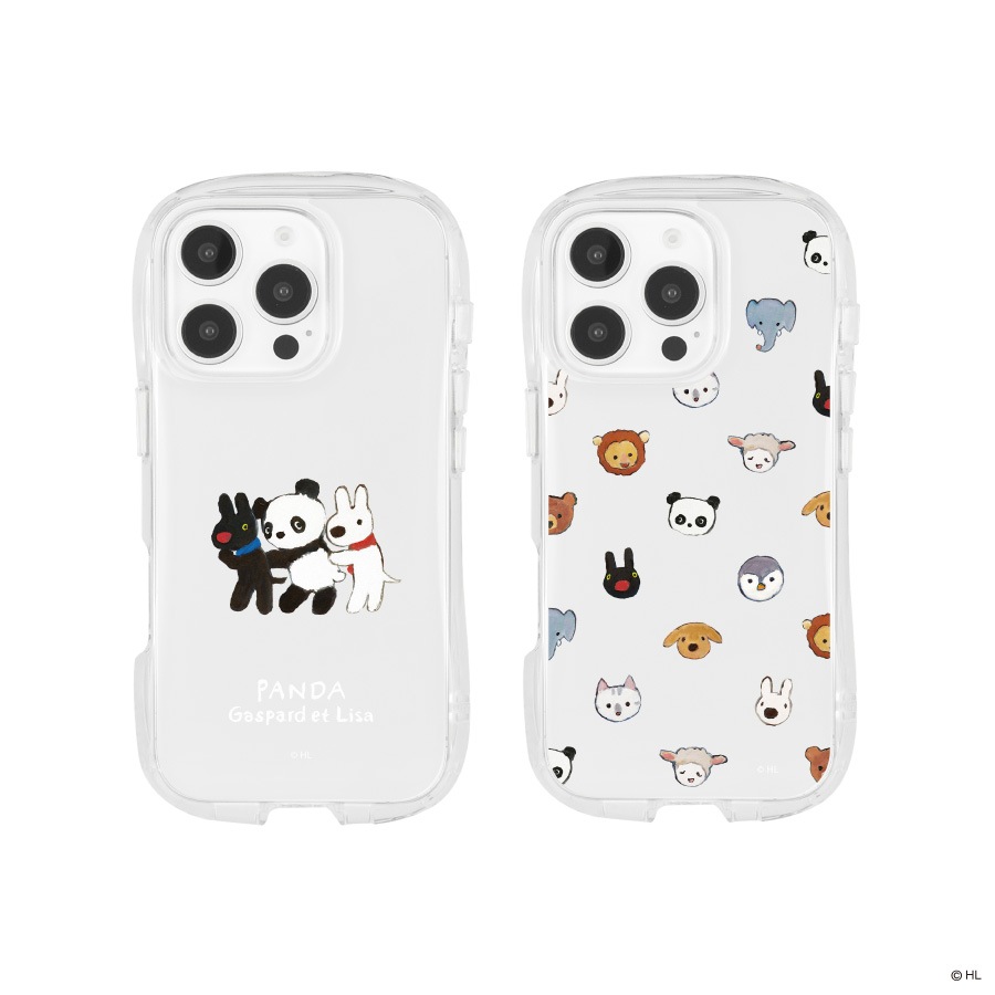 リサとガスパール iPhone16 Pro 対応 クリスタルクリアケース | すべて