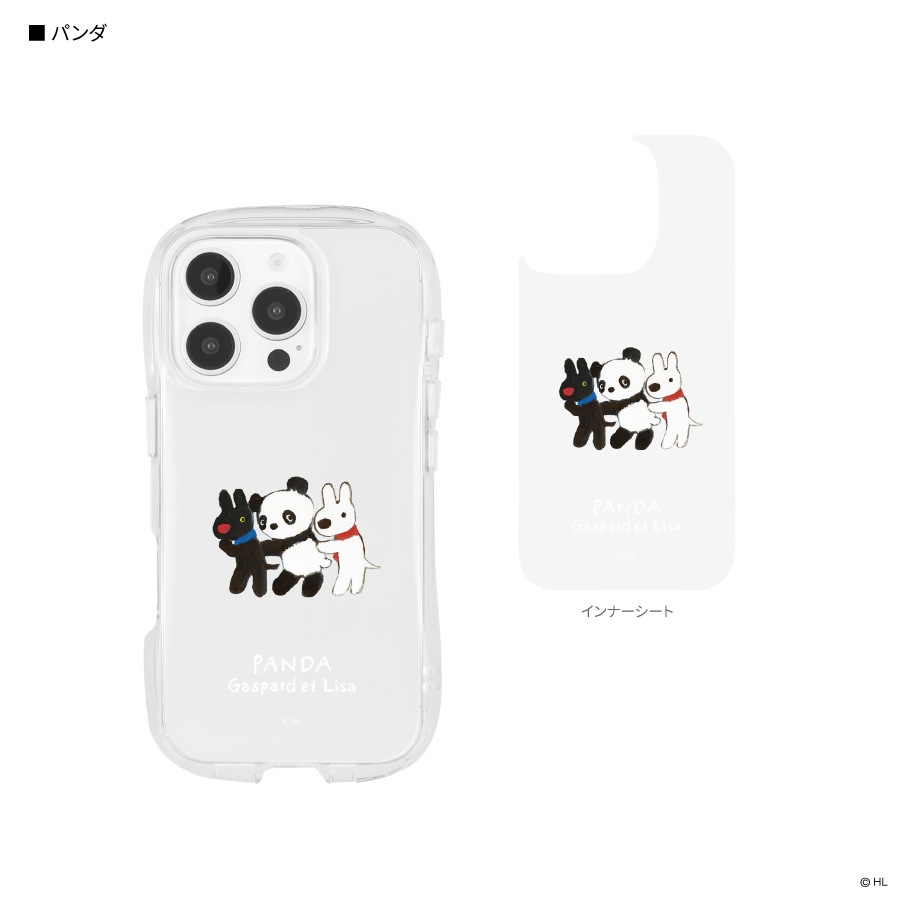 リサとガスパール iPhone16 Pro 対応 クリスタルクリアケース | すべて