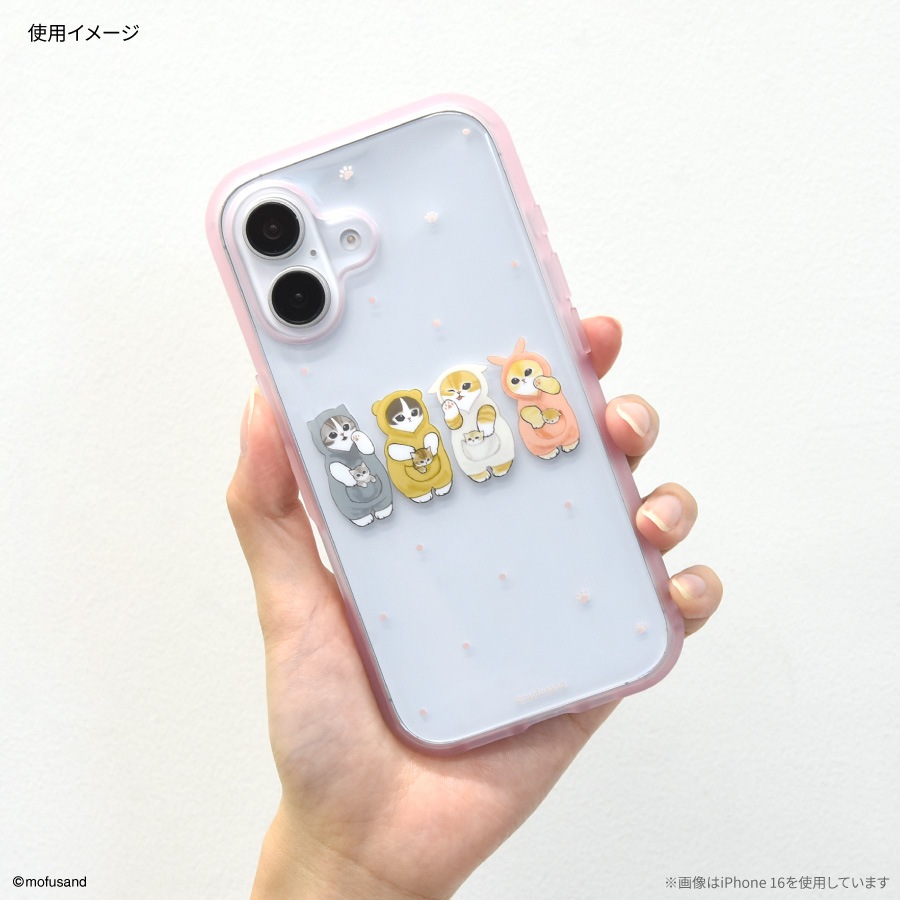 mofusand IIIIfit Clear iPhone16 Pro 対応 ケース