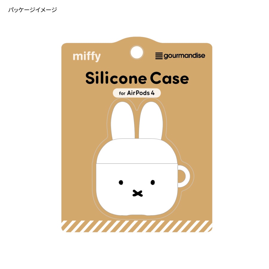 ミッフィー AirPods 4 対応 シリコンケース | ま行,ミッフィー