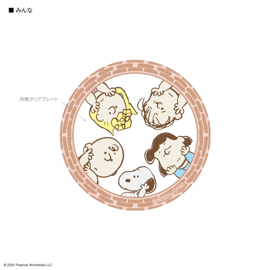 ピーナッツ スヌーピー MagSafe 対応 メタルステッカー