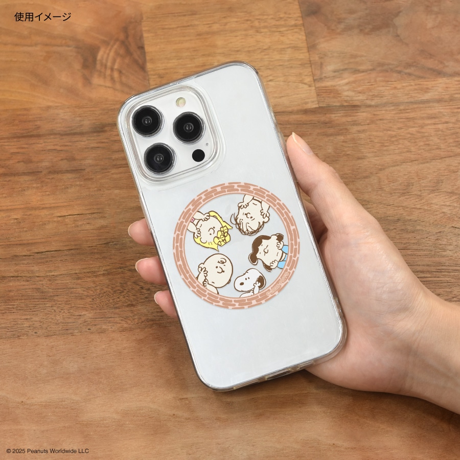 ピーナッツ スヌーピー MagSafe 対応 メタルステッカー | は行