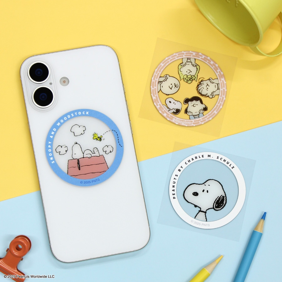 ピーナッツ スヌーピー MagSafe 対応 メタルステッカー | は行