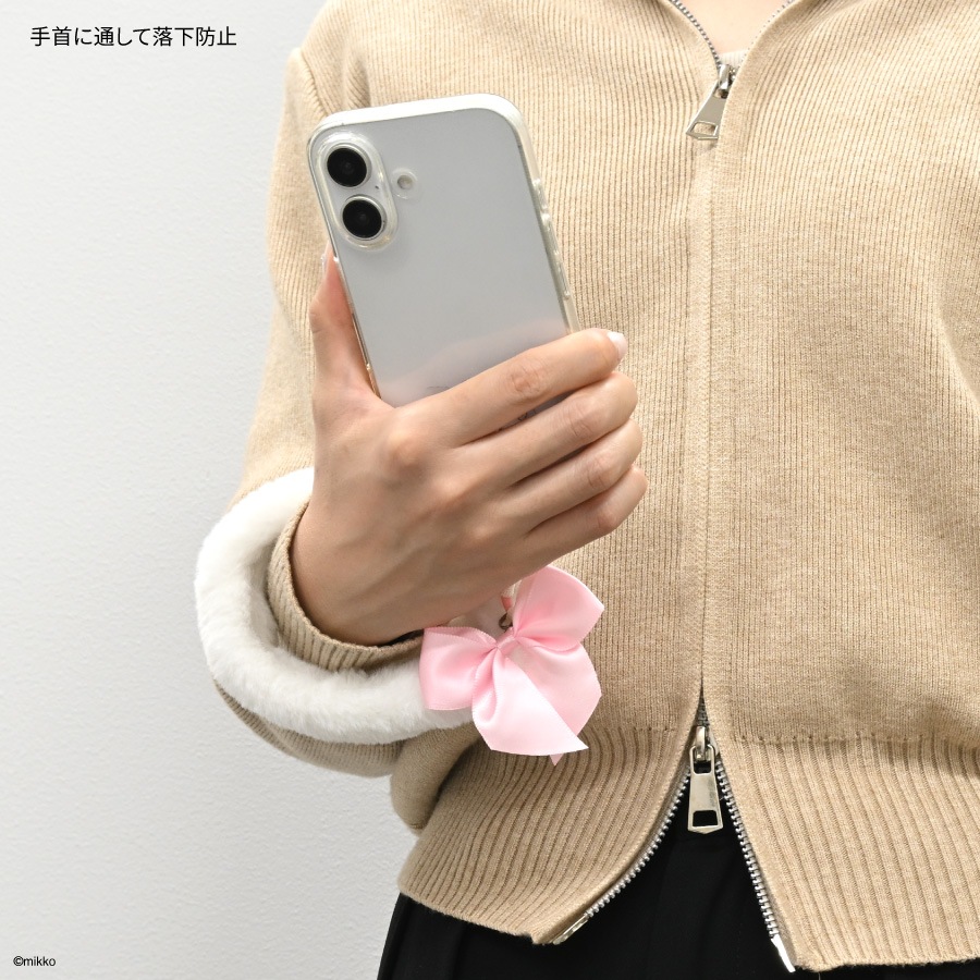 Lil ala mode マルチリングプラス ファーハンドストラップ