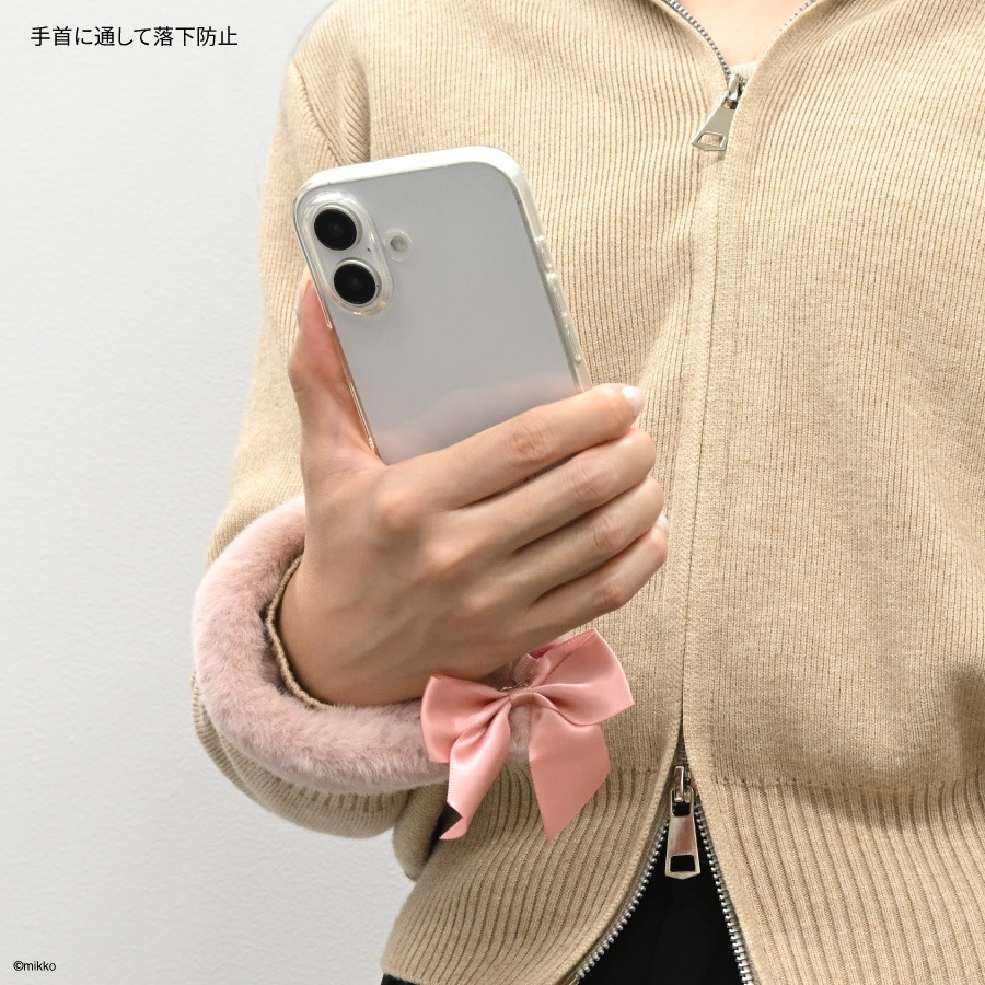 Lil ala mode マルチリングプラス ファーハンドストラップ