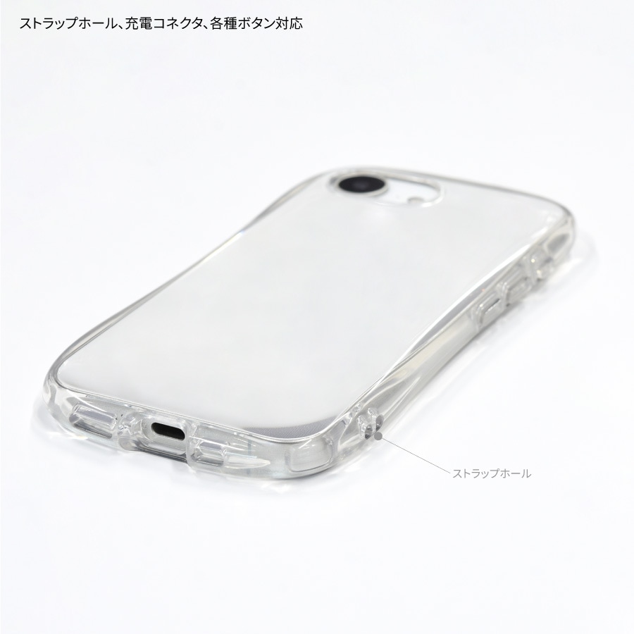 リサとガスパール iPhone16e 対応 クリスタルクリアケース