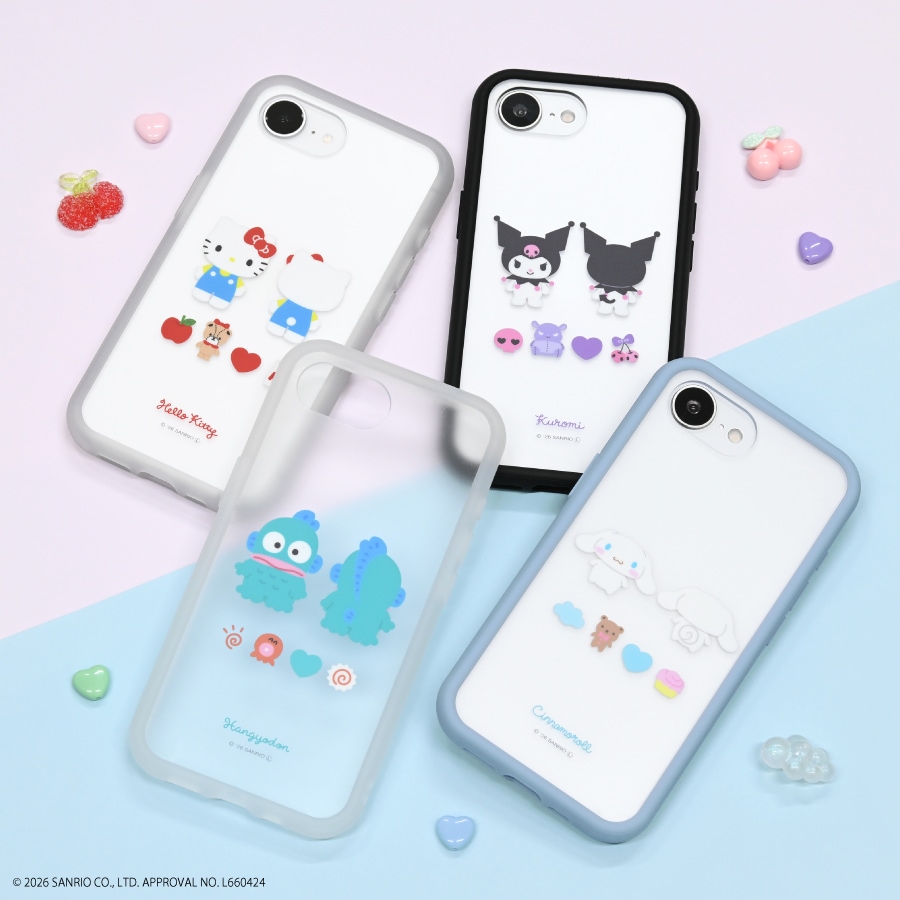 サンリオキャラクターズ IIIIfit プランプフレーム iPhone17e / 16e 対応 ケース