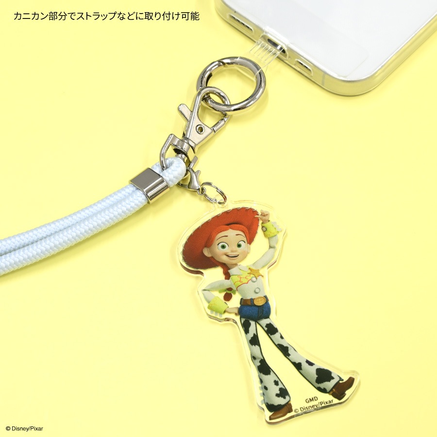 ピクサーキャラクター ／ モバイルアクリルストラップ Lサイズ