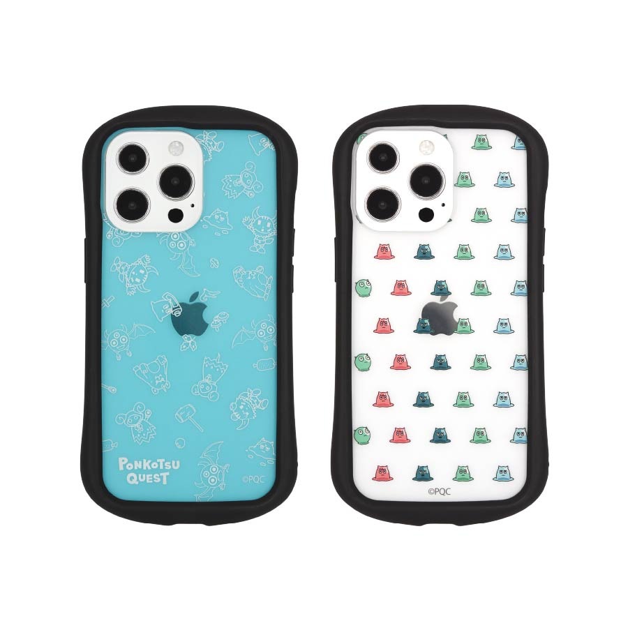 ポンコツクエスト iPhone13 Pro対応 ハイブリッドクリアケース