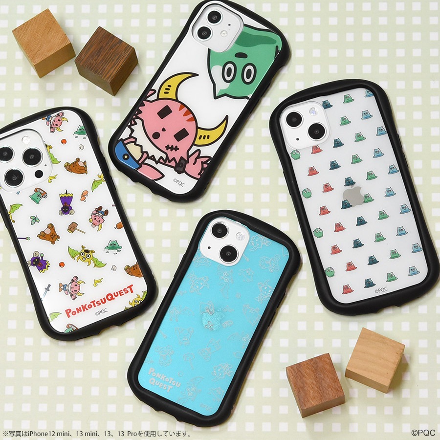 ポンコツクエスト iPhone13 Pro対応 ハイブリッドクリアケース