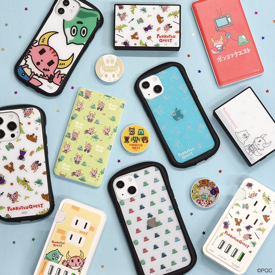 ポンコツクエスト iPhone13 Pro対応 ハイブリッドクリアケース