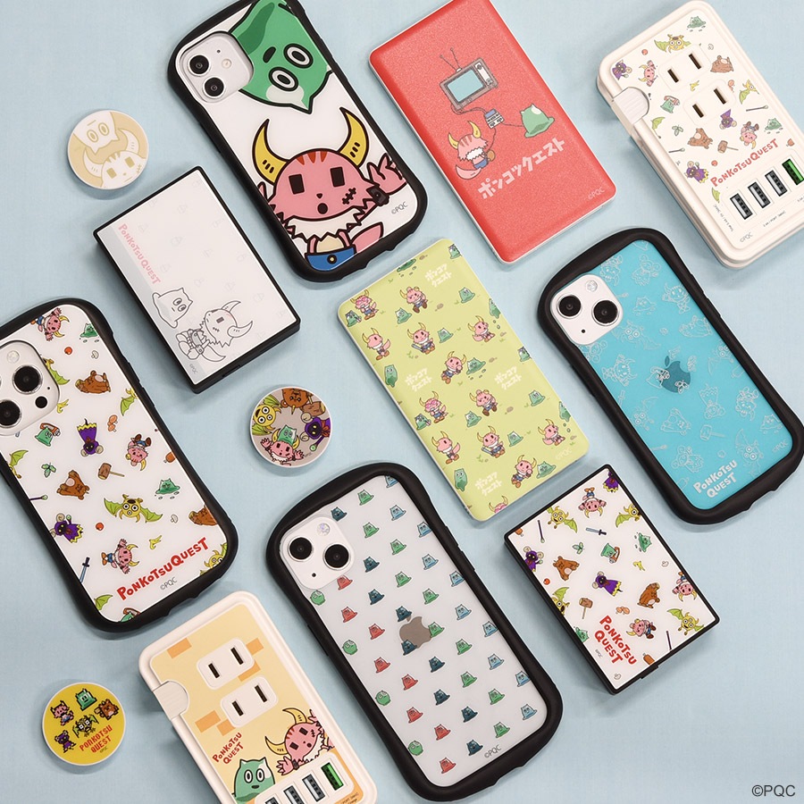 ポンコツクエスト iPhone13 Pro対応 ハイブリッドクリアケース