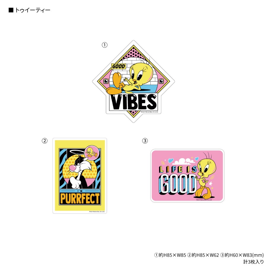 ルーニー・テューンズ モバイルステッカー