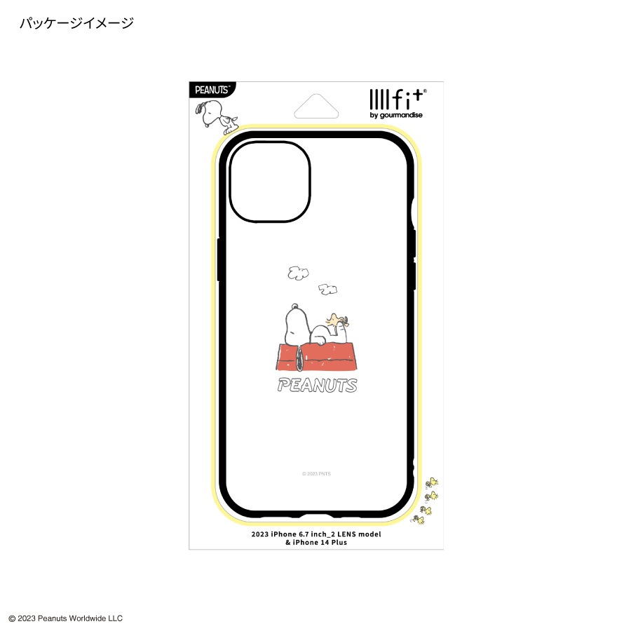 ピーナッツ IIIIfit iPhone15 Plus / 14 Plus 対応 ケース