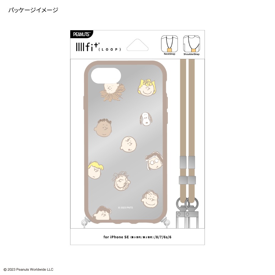 ピーナッツ スヌーピー IIIIfit Loop iPhoneSE (第3世代/第2世代) / 8 / 7 / 6s / 6 対応 ケース