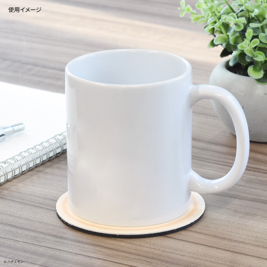 ハチエモン ソフト珪藻土コースター