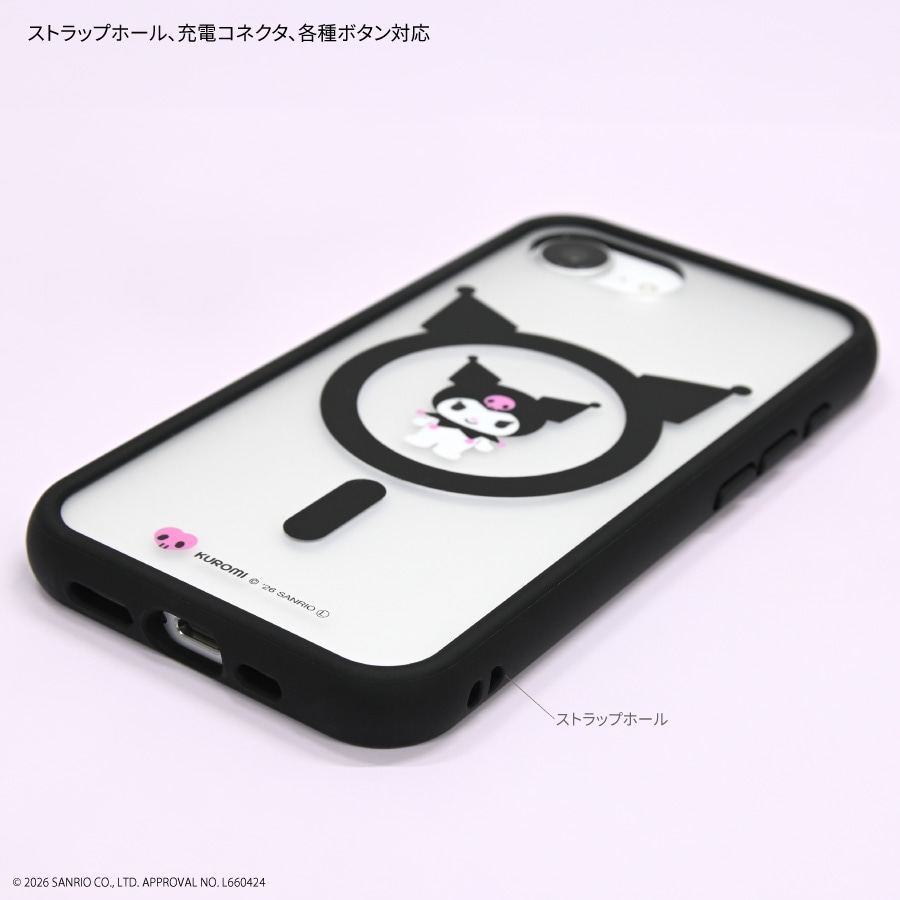 サンリオキャラクターズ IIIIfit プランプフレーム iPhone17e / 16e MagSafe 対応 ケース