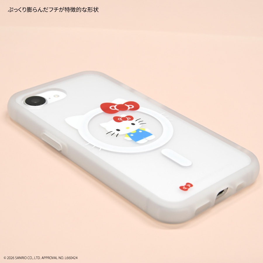 サンリオキャラクターズ IIIIfit プランプフレーム iPhone17e / 16e MagSafe 対応 ケース