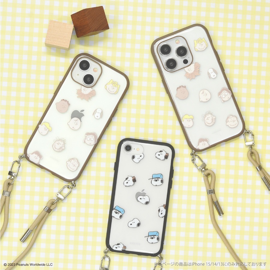ピーナッツ スヌーピー IIIIfit Loop iPhone 15 / 14 / 13 対応 ケース