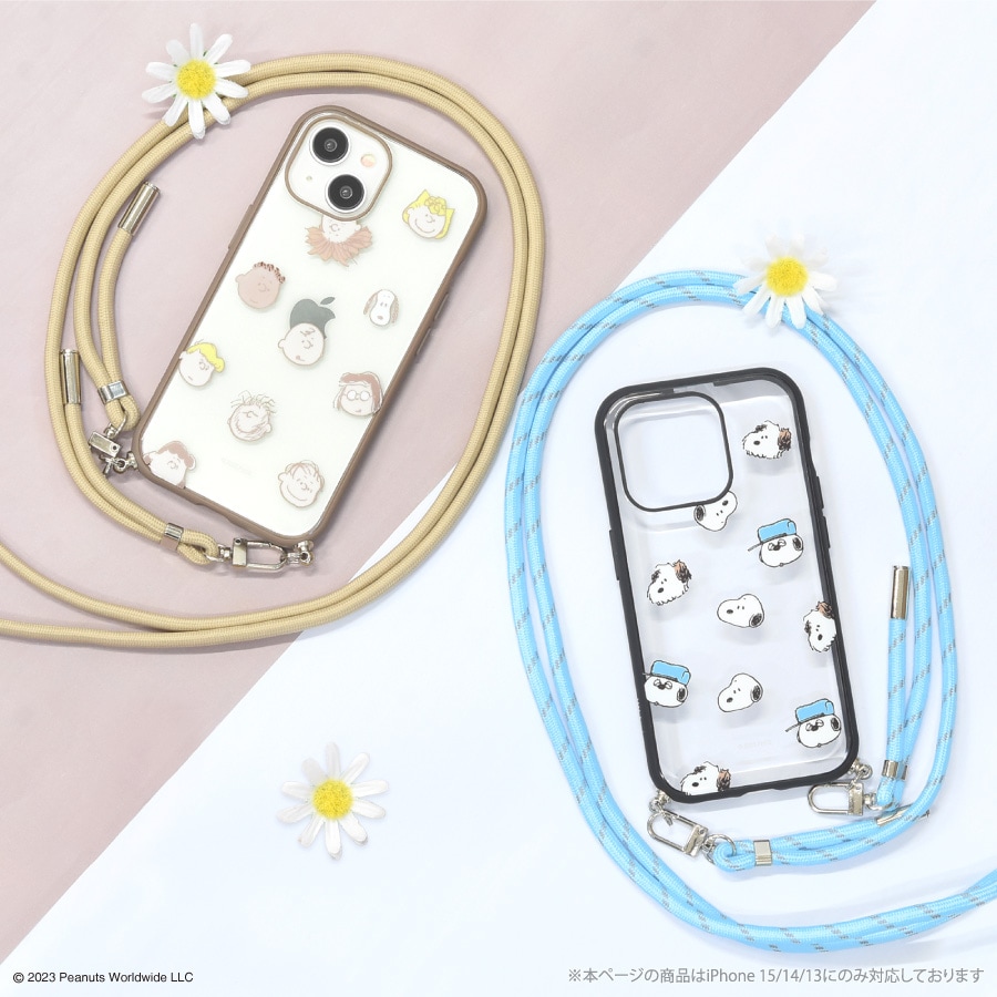ピーナッツ スヌーピー IIIIfit Loop iPhone 15 / 14 / 13 対応 ケース