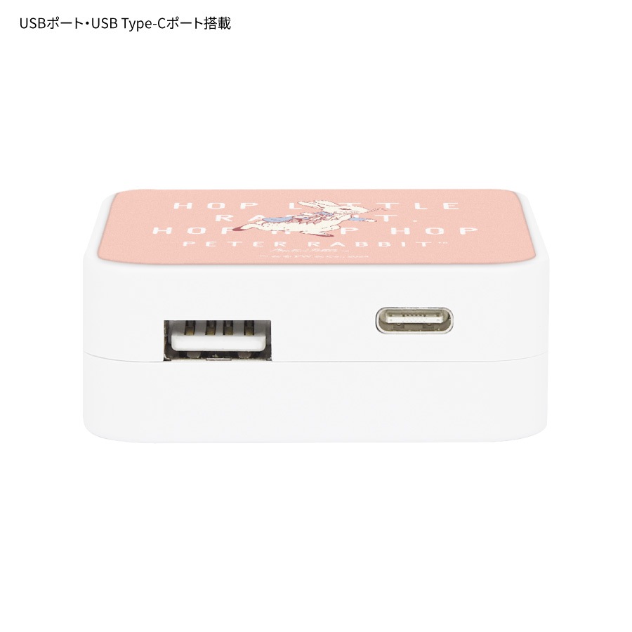 ピーターラビット(TM) USB / USB Type-C ACアダプタ