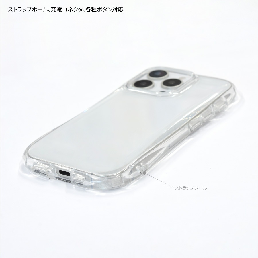 WICKED iPhone16 Pro 対応 クリスタルクリアケース