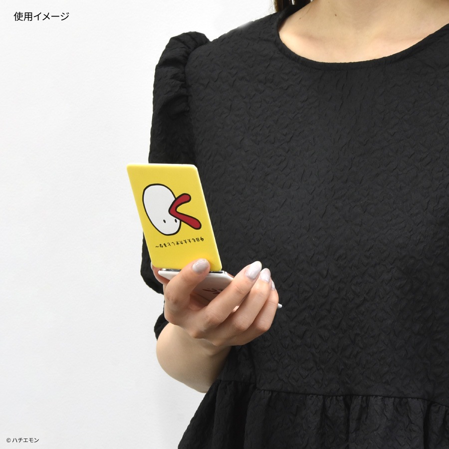 ハチエモン 折りたたみコンパクトミラー