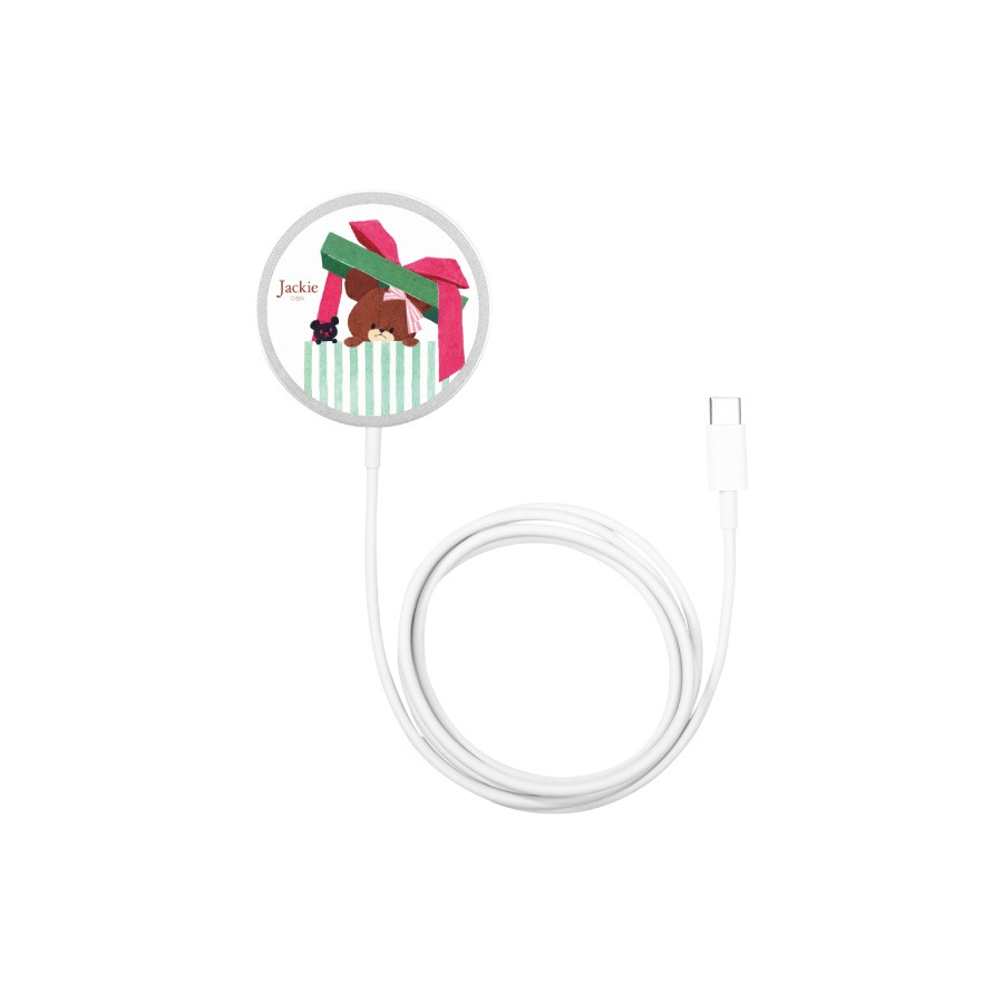 くまのがっこう MagSafe 対応 ワイヤレスチャージャー