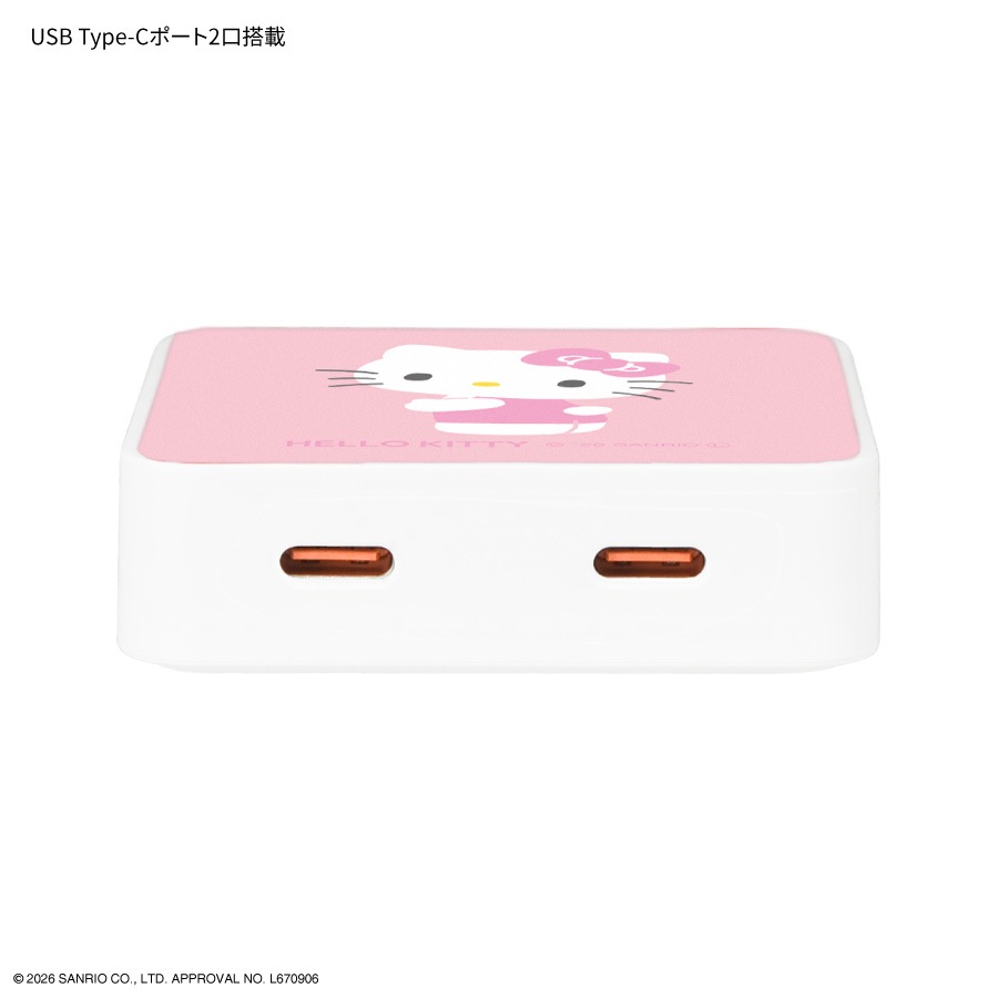 サンリオキャラクターズ USB Type-C ACアダプタ