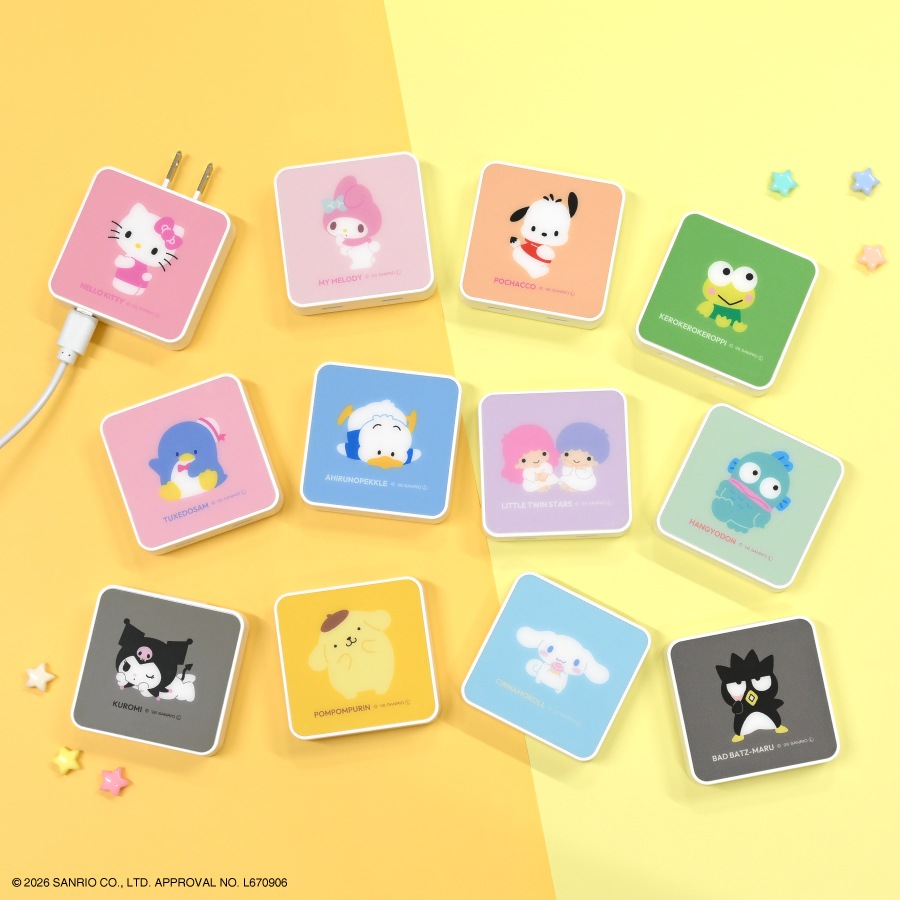 サンリオキャラクターズ USB Type-C ACアダプタ