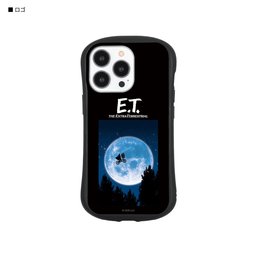 E.T. iPhone13 Pro対応 ハイブリッドガラスケース