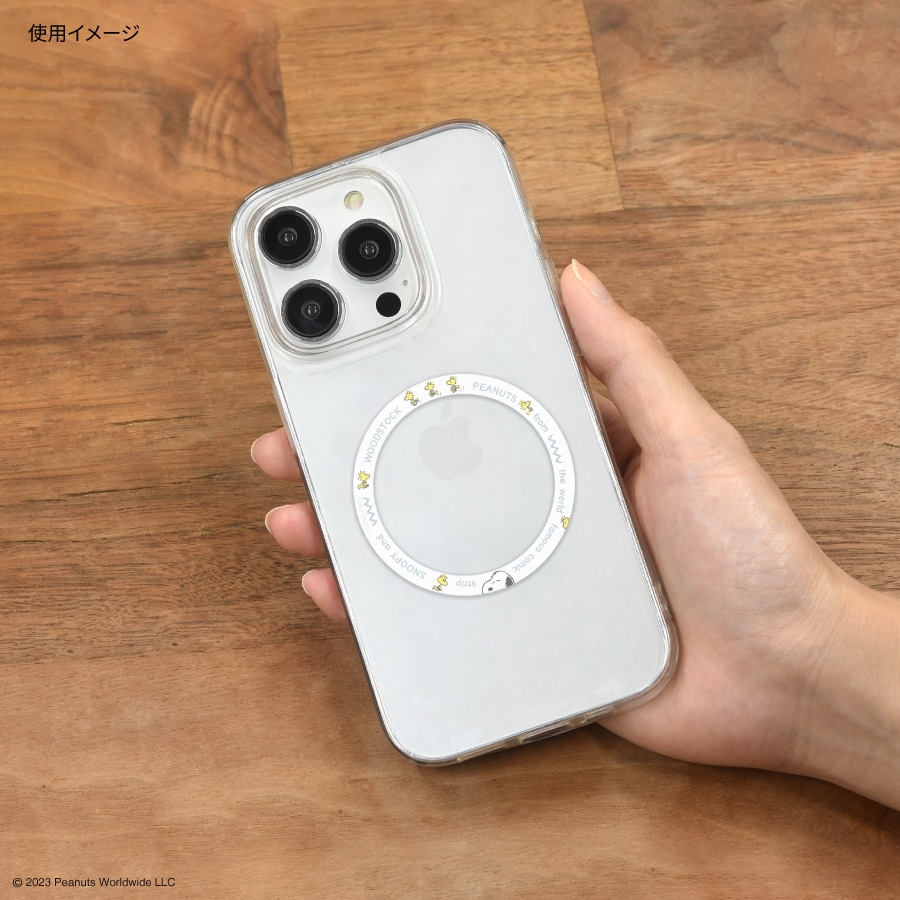 ピーナッツ スヌーピー MagSafe 対応 メタルステッカー